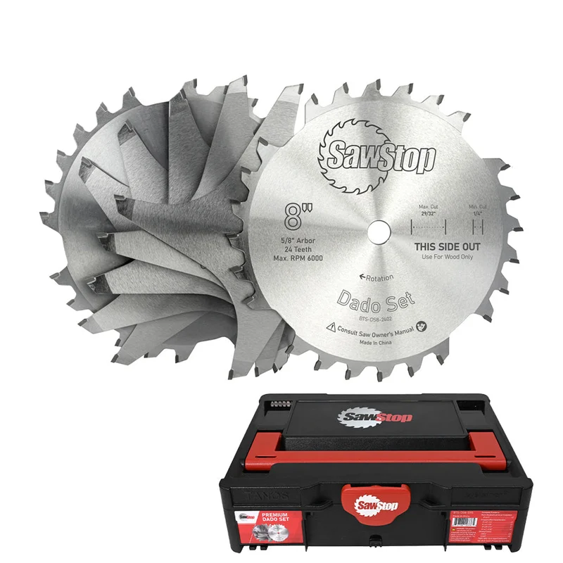 SawStop 8" Premium Dado Set in Systainer (Includes Brake Cartridge)