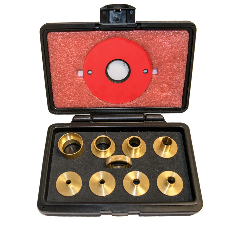 SawStop 9 pc Brass Precision Template Guide Set - RT-TGS