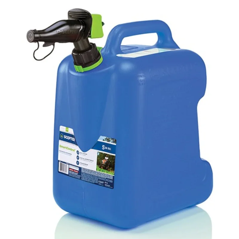 Scepter 5 Gallon Smartcontrol Kerosene Can With Rear Handle, Blue Blue