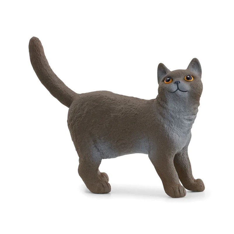 Schleich Farm World British Shorthair Cat Figurine