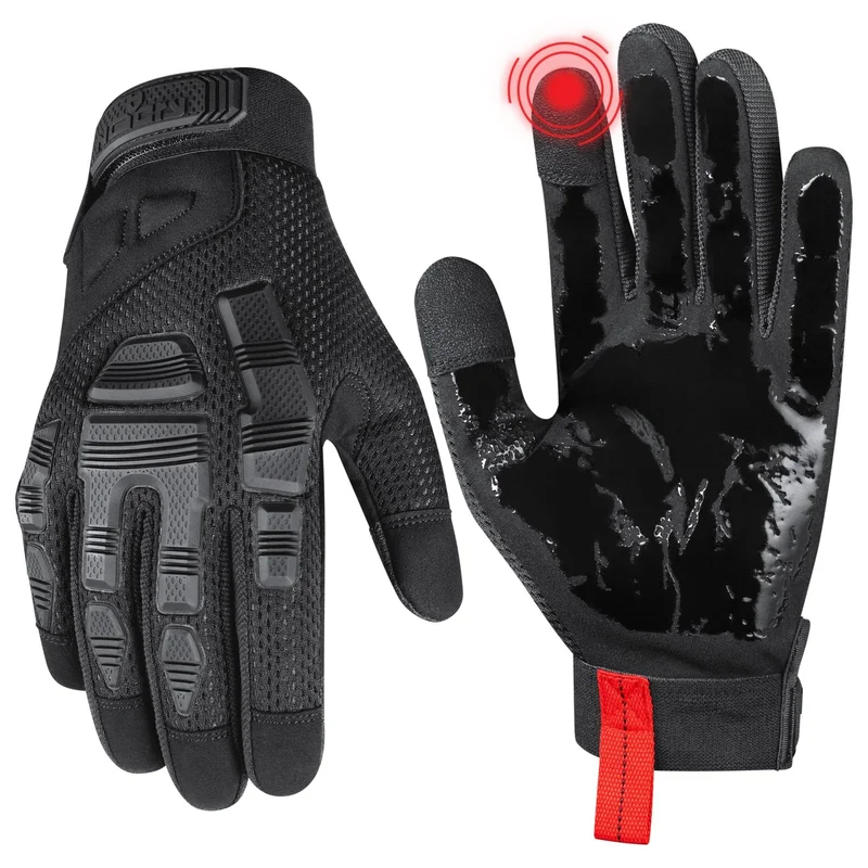 SecureFit Pro Reinforced Tactical Work Gloves - 50 PACK