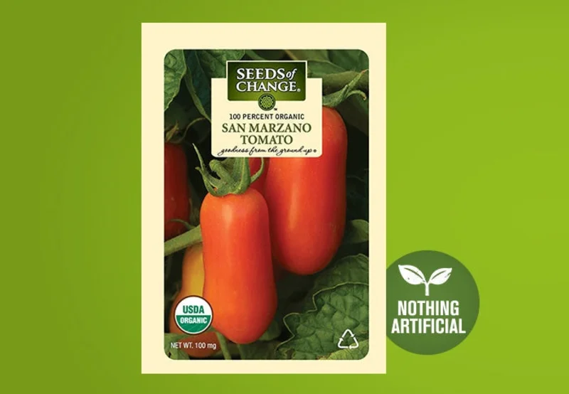 SEEDS OF CHANGE ORGANIC SAN MARZANO PASTE TOMATO SEEDS