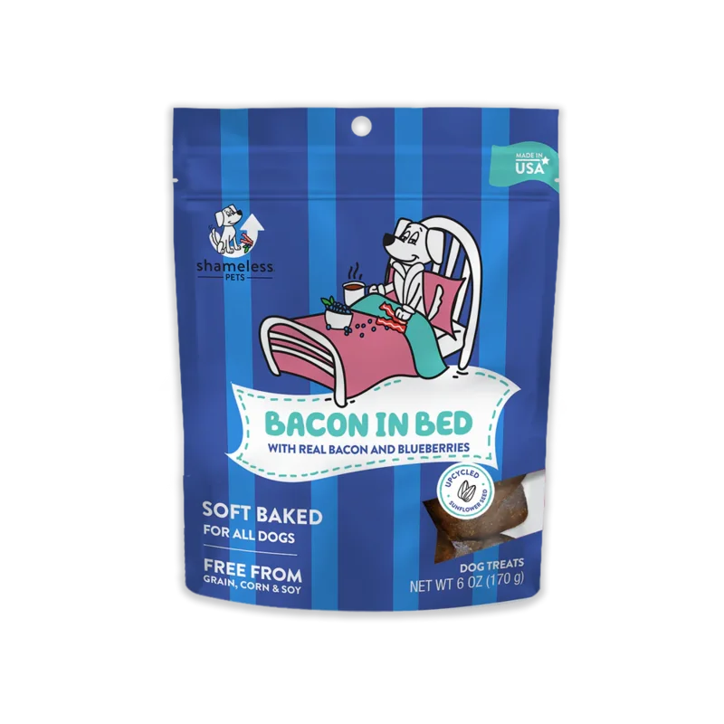 Shameless Pets Bacon in Bed Soft Baked Dog Treats