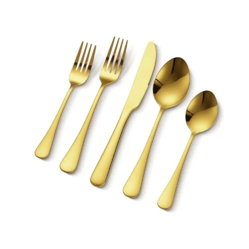 Silverware Set for Kitchen 1010-60P-G ( 60-Piece)