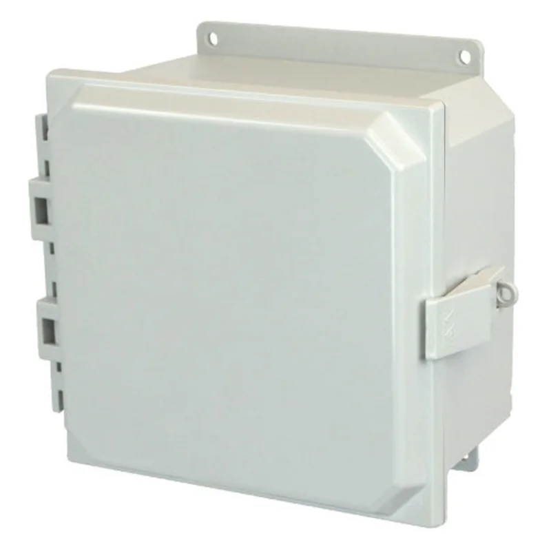 Single Door Solid Wall Mount Polycarbonate Non metallic Enclosure  AMP884NLF