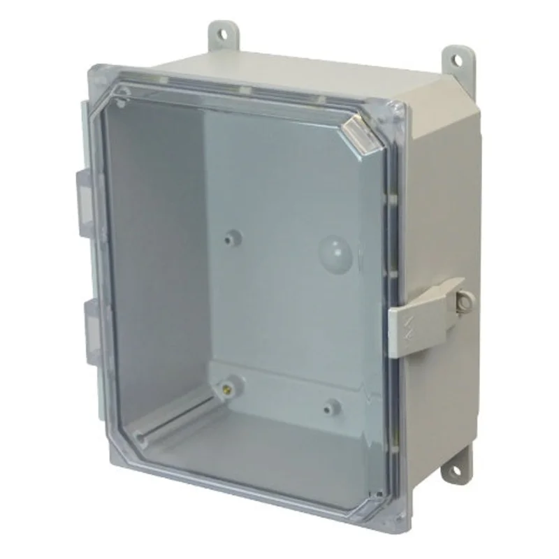 Single Door Wall Mount Snap Polycarbonate Enclosure AMP1084CCNL