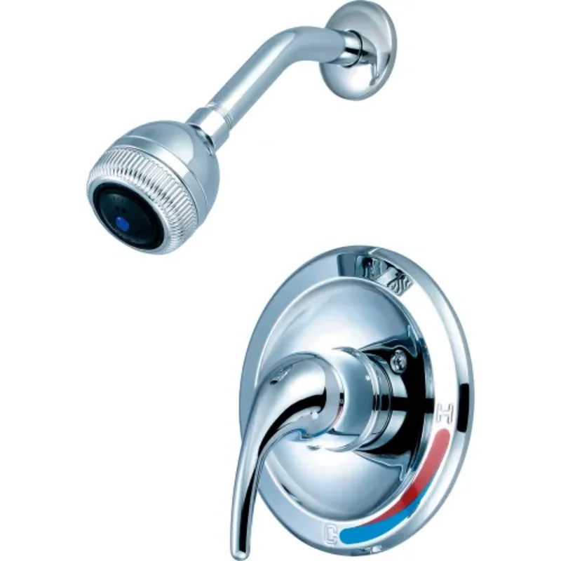 Single Lever Shower Trim Kit Only Polished Chrome T-2362