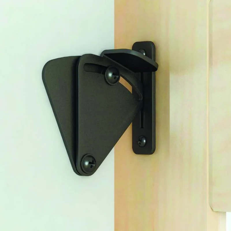 Sliding Barn Wood Door Latch (Medium) Black