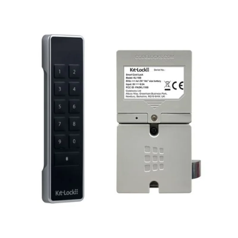 Slimline and Stylish KeyPad Kit Lock Lockers Gloss Black