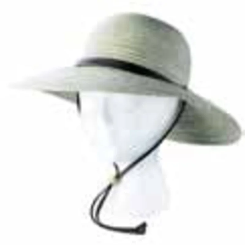 Sloggers Womens Braided Sun Hat UPF 50+ Navy