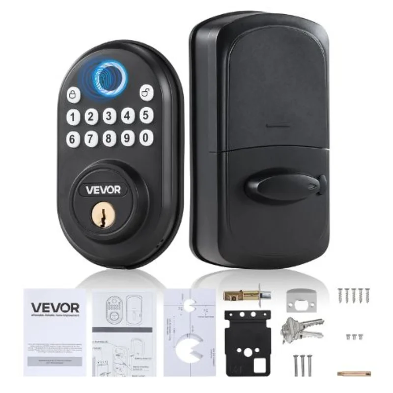 Smart Fingerprint Door Lock with Keypad, One-Time Code & Silent Mode DS50Pro