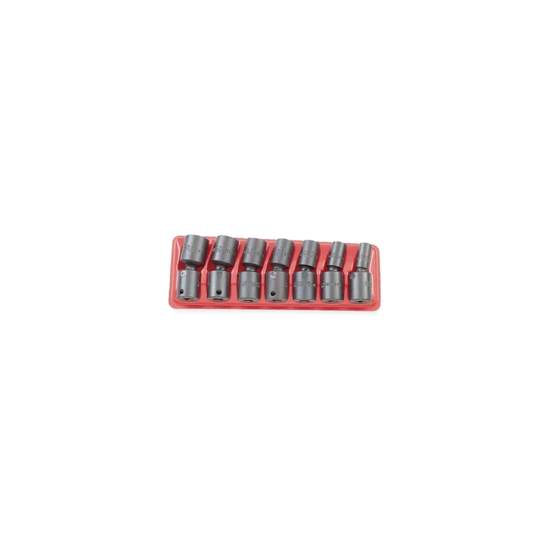 Socket Set, Deep Universal Impact SAE 3/8" Drive - 7-PC. 6-PT.