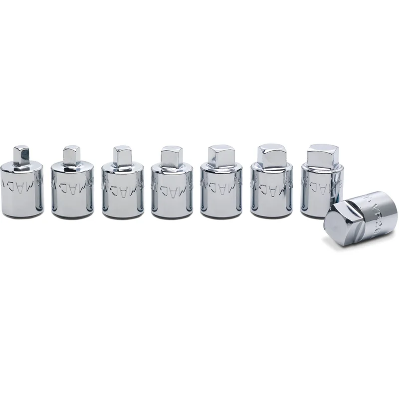 Socket Set, Drain Plug SAE in Metal Tray 1/2" Drive - 8-PC.
