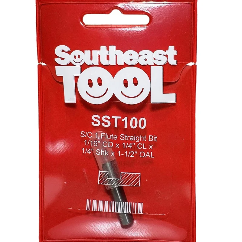 Southeast Tool Carbide 2 Flute Micro Straight Router Bit