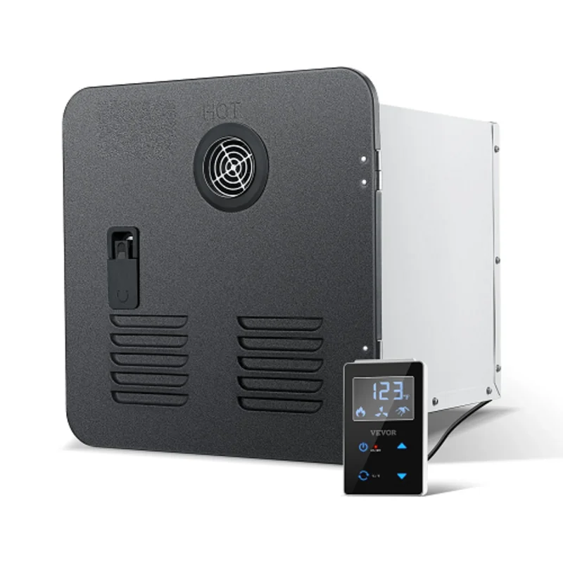 Space Saving RV Tankless Water Heater 42,000 BTU With Remote Black Finish TMRVQ-05010242