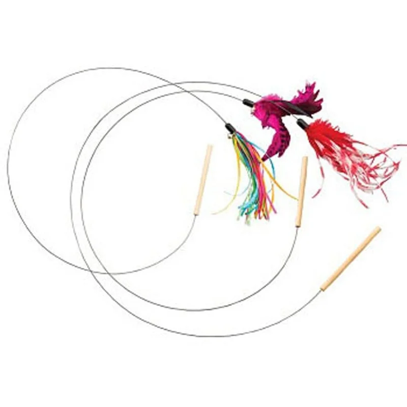 SPOT CAT PRANCER COLOR TEASER WAND ASSORTED