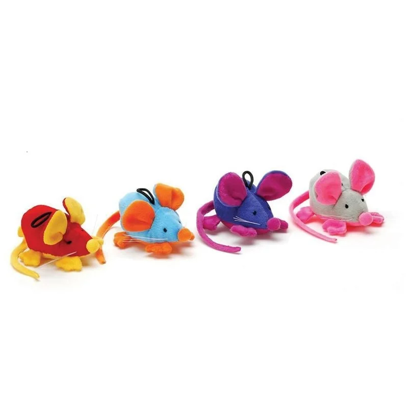 SPOT RATTLE CLATTER MOUSE W/CATNIP ASSORTED