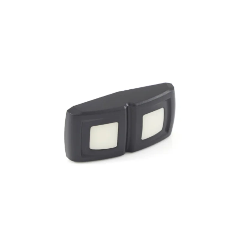 Square Black Hard Body 2 with White Lens Switch Actuator VVFAAC00-000