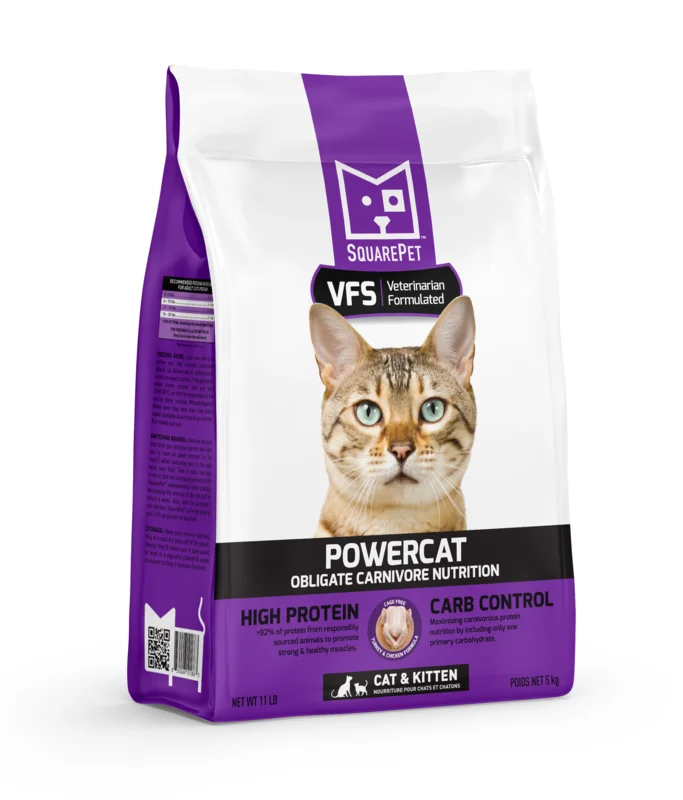 SquarePet VFS POWERCAT Turkey & Chicken for Cats