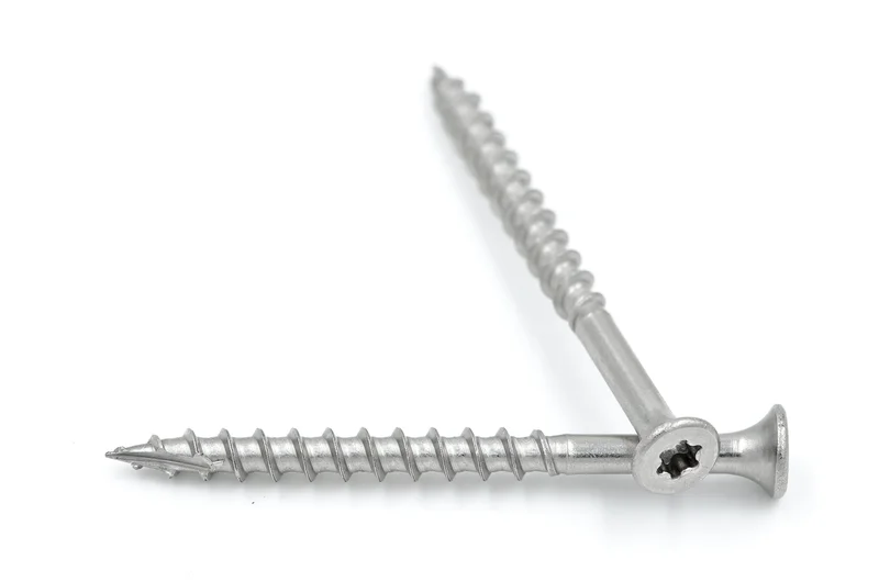 Stainless Steel Deck Screws #10 x 2-1/2" Bugle Head Star Drive 2,000/Box Bulk