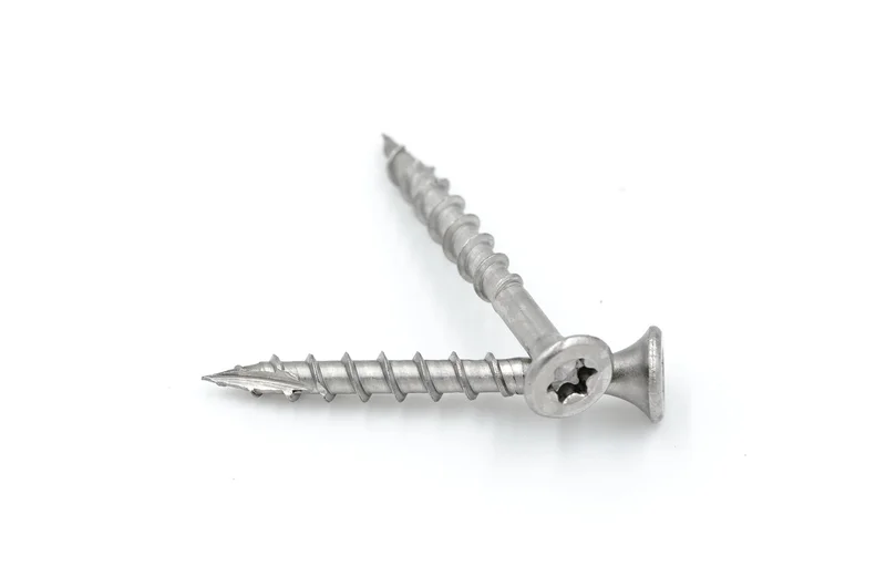 Stainless Steel Deck Screws #8 x 1-5/8" Bugle Head Star Drive 3,500/Box Bulk Badger