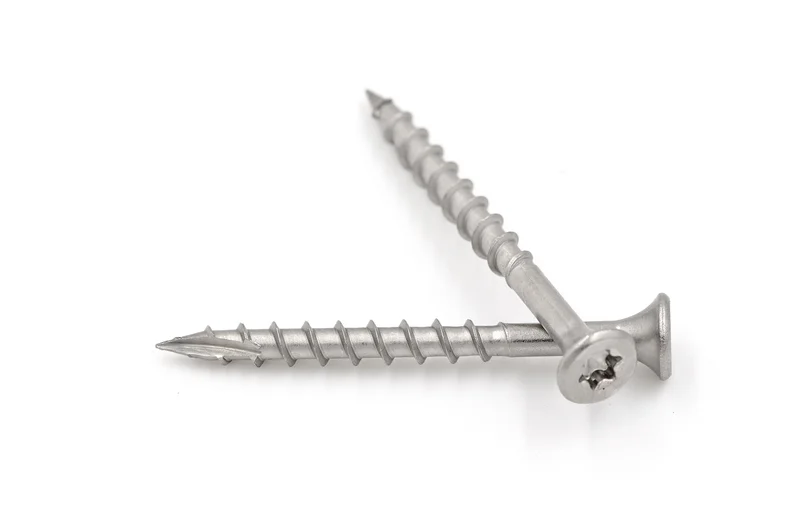 Stainless Steel Deck Screws #8 x 2" Bugle Head Star Drive 3,500/Box Bulk Badger