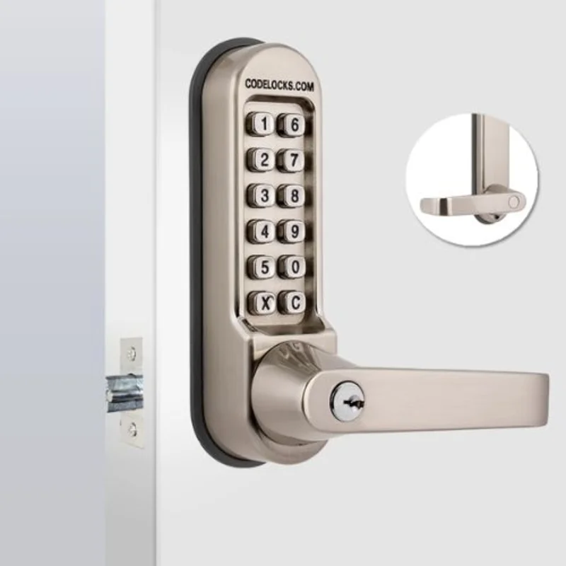 Stainless Steel Heavy Duty Non Code Free Tubular Latch With Key Override and Back to Back Tubular Latch with Key Override