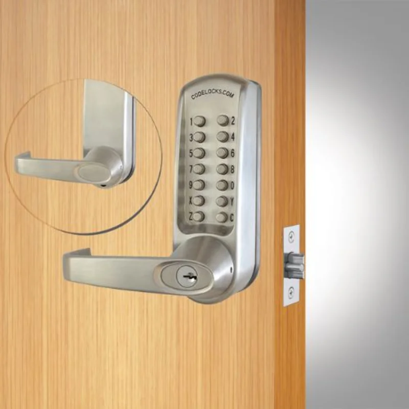 Steel Heavy Duty Code Free Mechanical Lock With Tubular & Back to Back Tubular Latchbolt