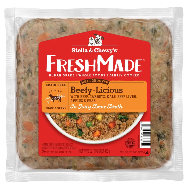 Stella & Chewy's FreshMade Beefy-Licious Gently Cooked Dog Food
