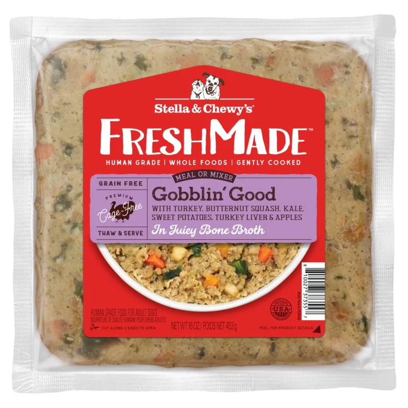 Stella & Chewy's FreshMade Gobblin' Good Gently Cooked Dog Food