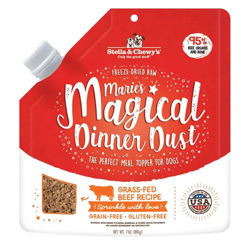 Stella & Chewy's Maries Magical Dinner Dust Grass-Fed Beef for Dogs