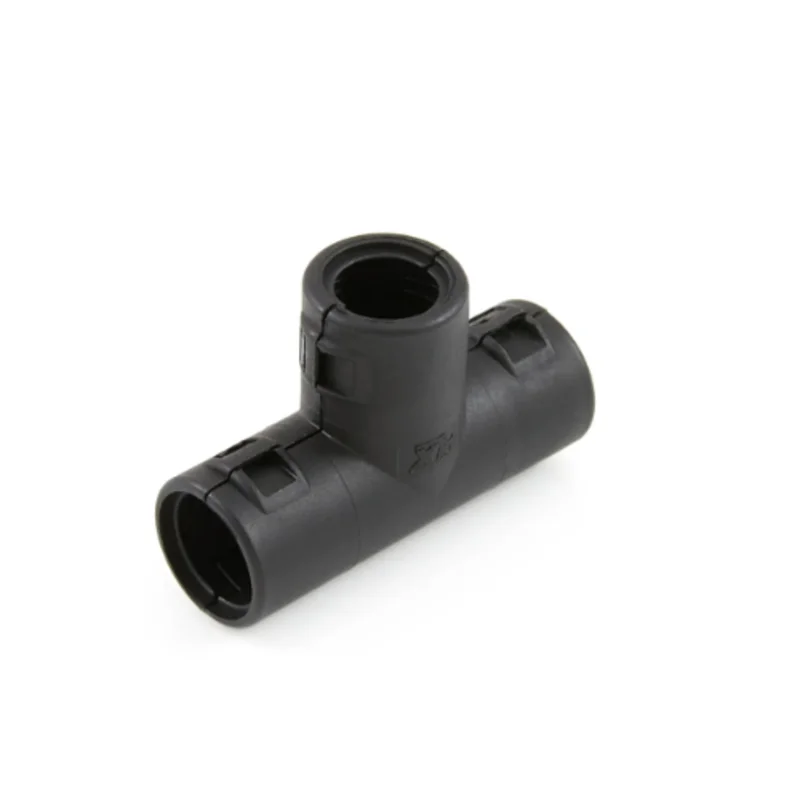 T Piece Black Hinged Tee Fitting TPS282828