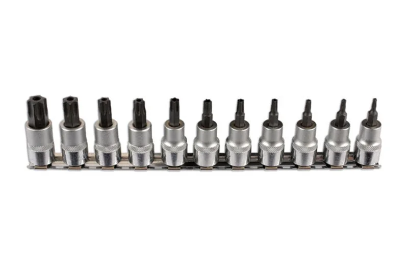 Tamperproof Star Socket Bit Set 3/8"D 11pc 6068