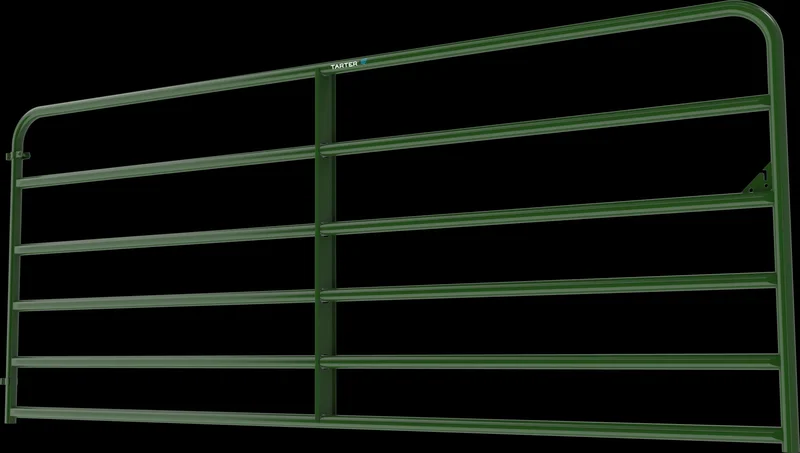 Tarter American Gate Economy 1 3/4 in 19 GA 6-Bar Green