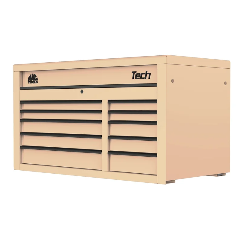 Tech Series 10-Drawer Top Chest - Desert Tan