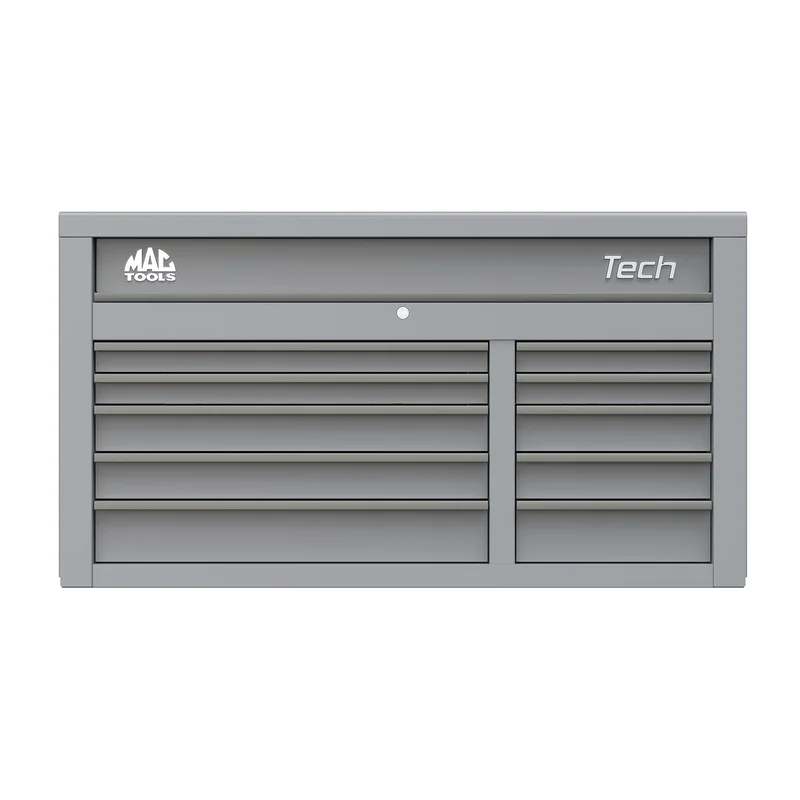 Tech Series 10-Drawer Top Chest - Mica Gray