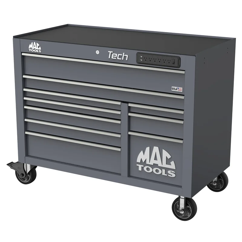 Tech Series 10-Drawer Workstation - Carbon Gray