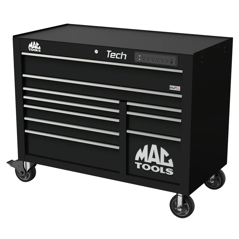 Tech Series 10-Drawer Workstation - Galaxy Black