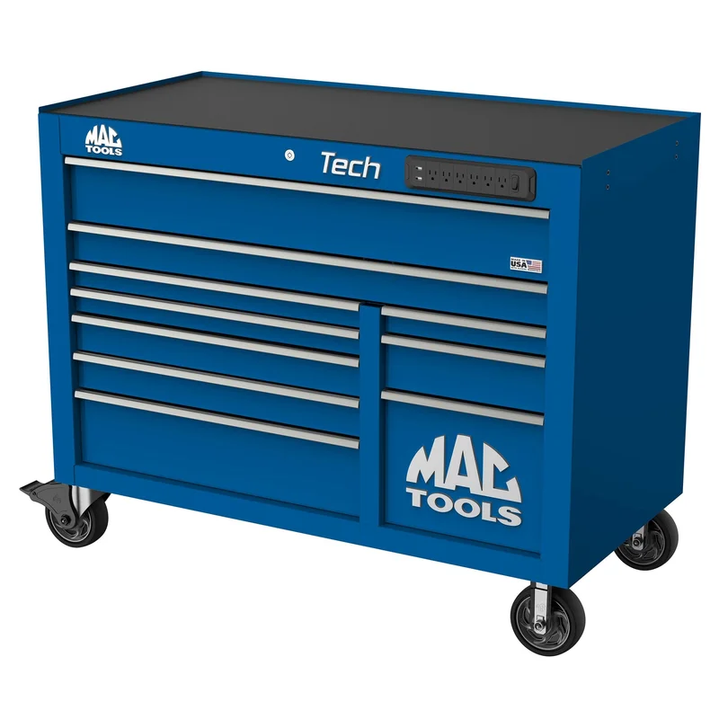Tech Series 10-Drawer Workstation - Sapphire Blue