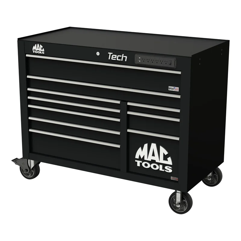 Tech Series 10-Drawer Workstation with PowerTech Drawer - Galaxy Black