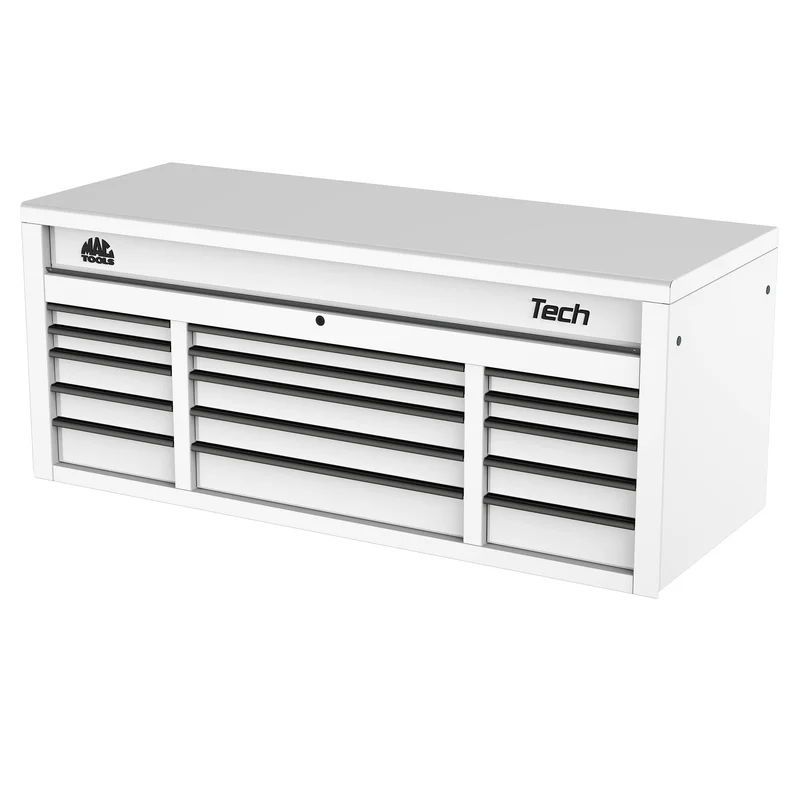 Tech Series 15-Drawer Top Chest - Titanium White