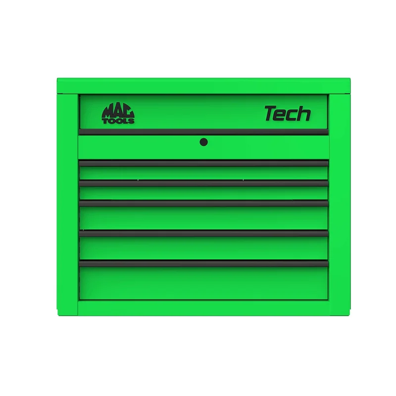 Tech Series 5-Drawer Top Chest - Lime Green