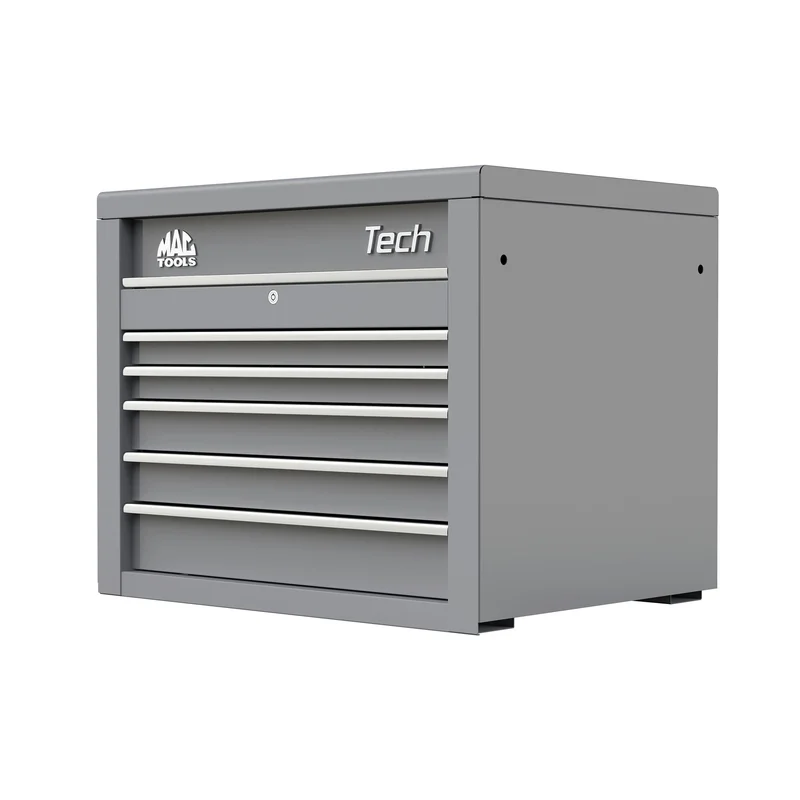 Tech Series 5-Drawer Top Chest - Mica Gray