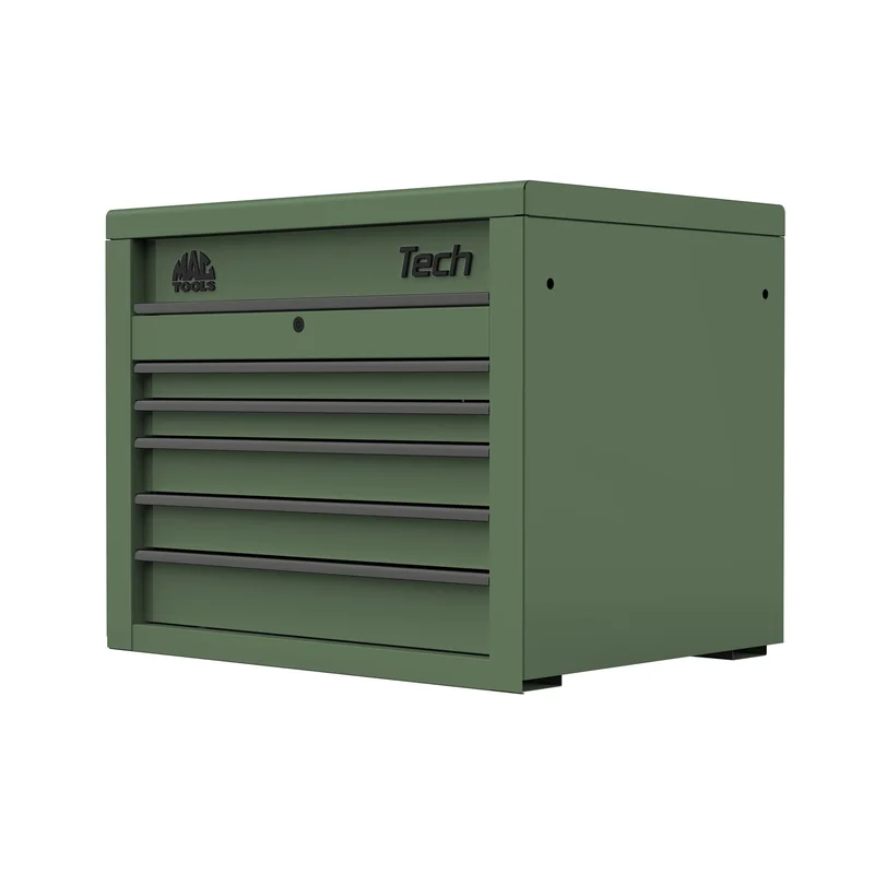 Tech Series 5-Drawer Top Chest - Olive Green