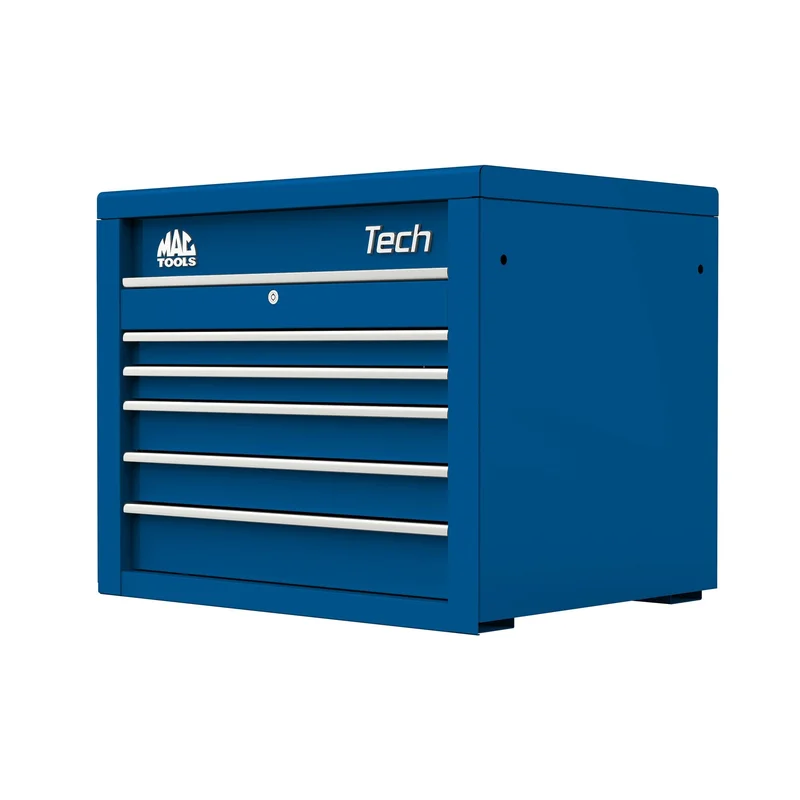 Tech Series 5-Drawer Top Chest - Sapphire Blue