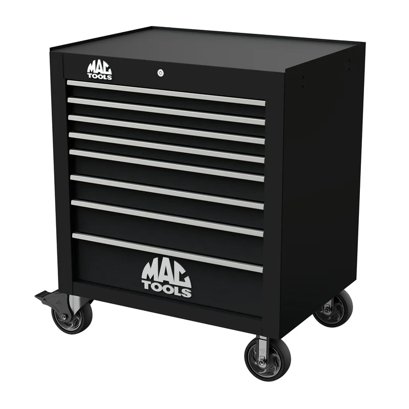 Tech Series 8-Drawer Workstation - Flat Black