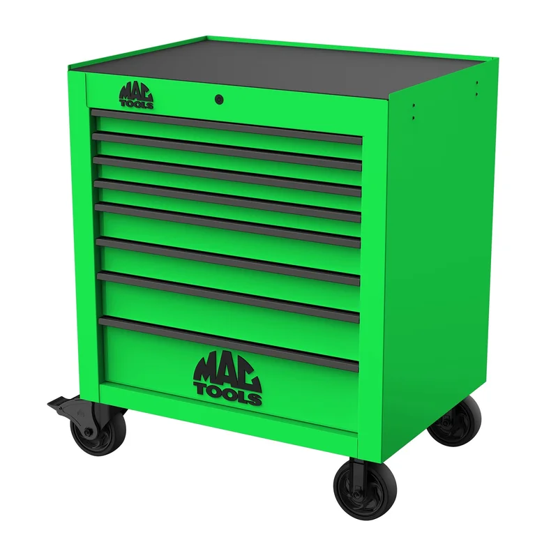 Tech Series 8-Drawer Workstation - Lime Green