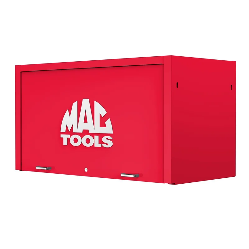 Tech Series T5025 Powered Top Hutch - Firebrick Red