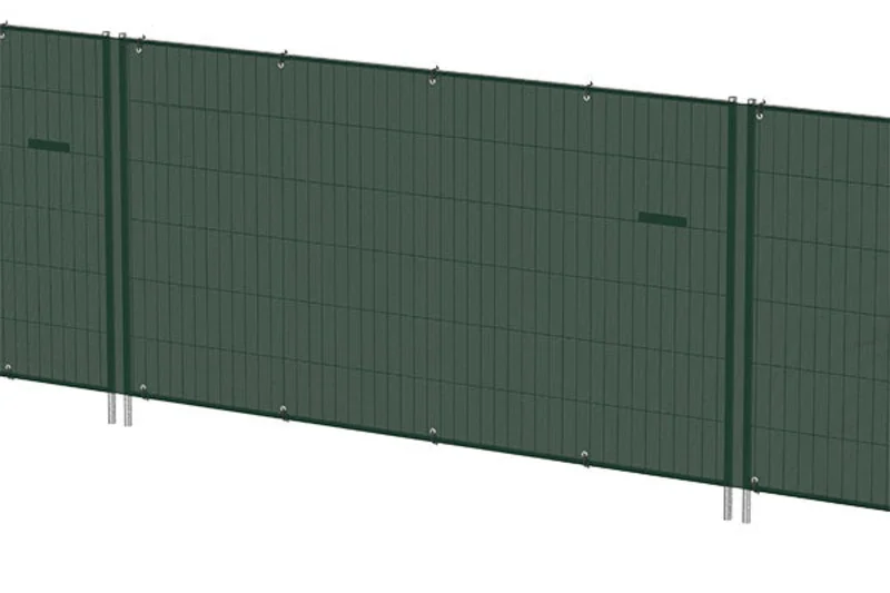 Temporary Fence Privacy Screen - 50' Roll In Various Colors Green