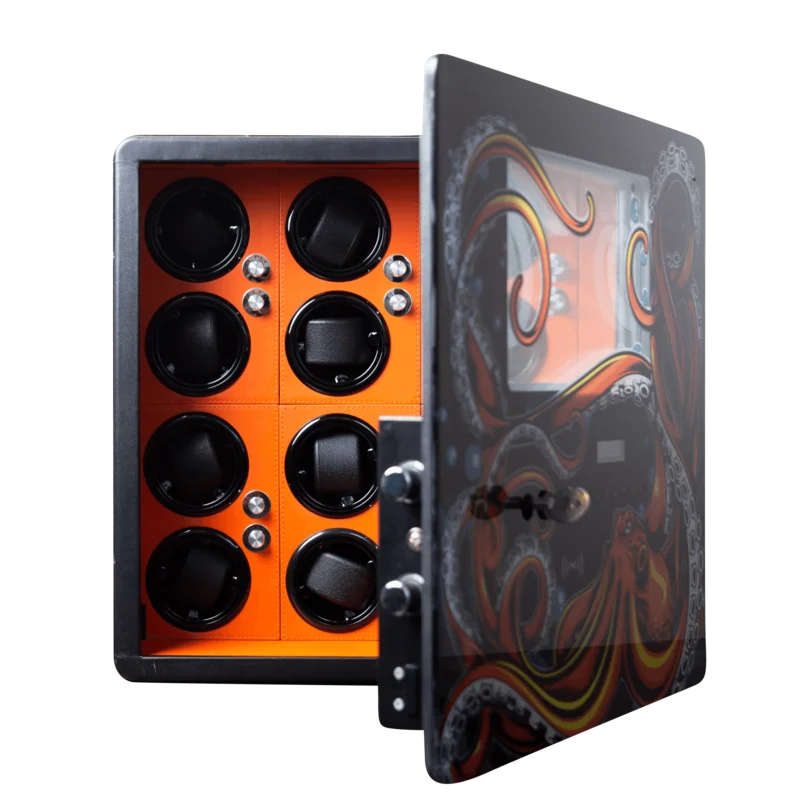 The Kraken - 12 piece Watch Winder Safe by Ocean Crawler - Preorder